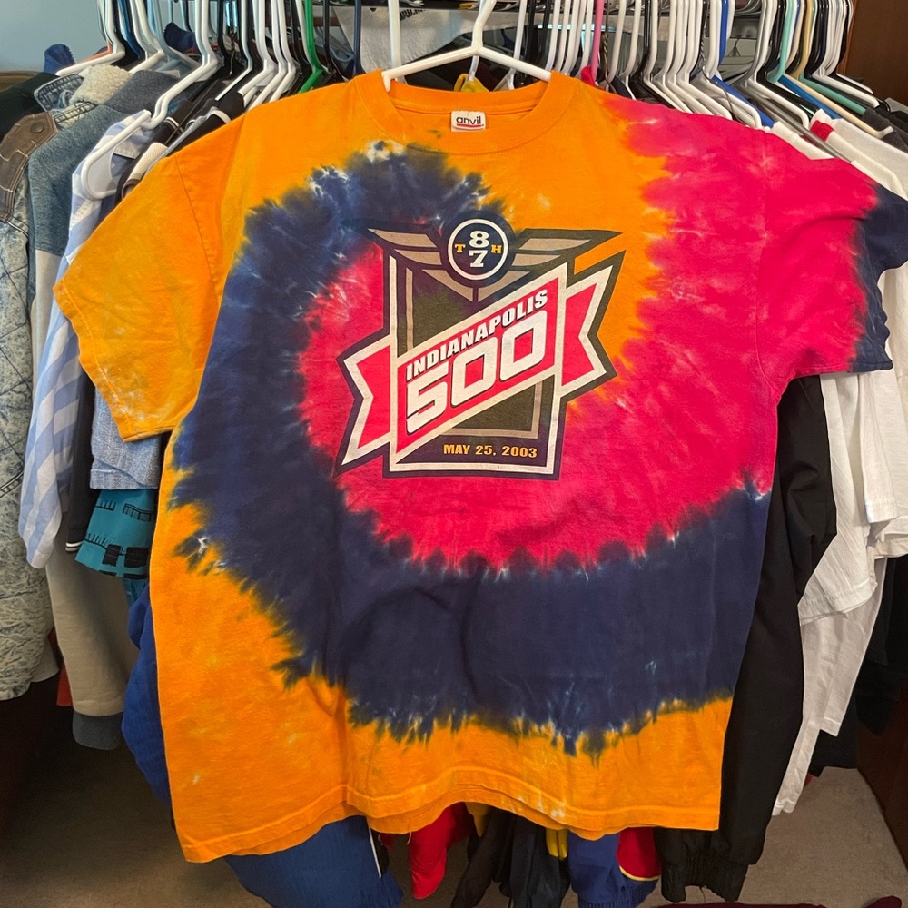 2003 Indianapolis 500 Tie Dye T-shirt Indy 500 Size XL